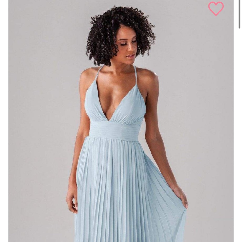 Kennedy Blue Summer Bridesmaid Dress in Sky Size 8
